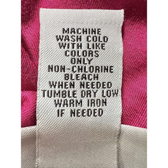 Catherines NWT Magenta Eyelet Trim Short Sleeve Dress Womens Plus Size 1X - Picture 12 of 12